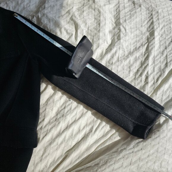 Maje Galami Double-faced Wool Coat - 2019 - Black - Sz 36 - Picture 12 of 16